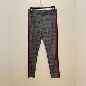 Bottom Sharp size L-XL black and white plaid pants. NWT.